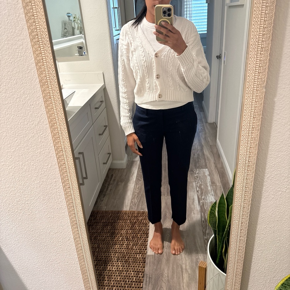 Zara Dark Blue Office Pant